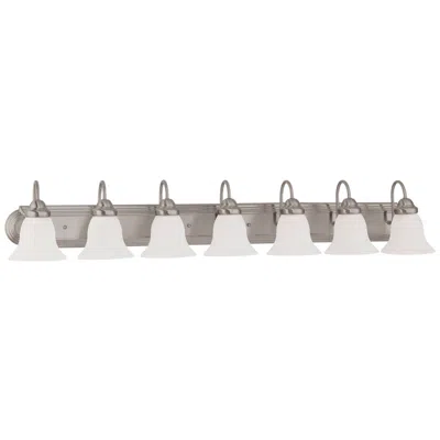 Nuvo Lighting Ballerina; 7 Light; 48 In.; Vanity With Frosted White Glass