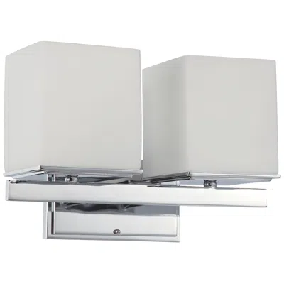 Nuvo Lighting Bento; 2 Light; Vanity Fixture With Satin White Glass