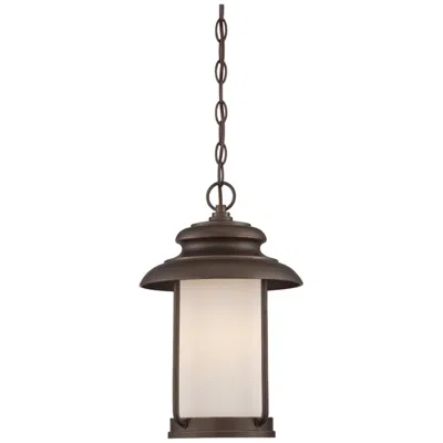 Nuvo Lighting Bethany; Led Outdoor Hanging With Satin White Glass