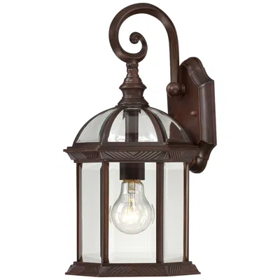 Nuvo Lighting Boxwood; 1 Light; 15 In.; Outdoor Wall With Clear Beveled Glass