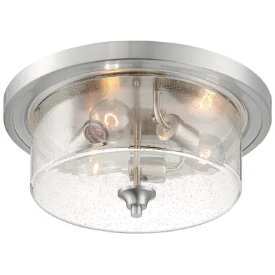 Nuvo Lighting Bransel 15" Wide Brushed Nickel 3-light Ceiling Light
