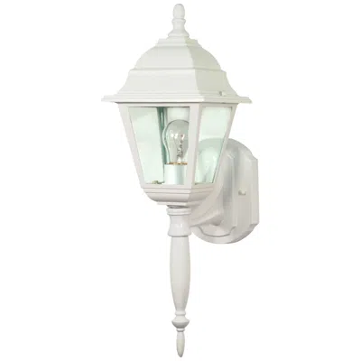 Nuvo Lighting Briton; 1 Light; 18 In.; Wall Lantern With Clear Seed Glass