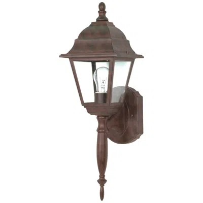Nuvo Lighting Briton; 1 Light; 18 In.; Wall Lantern With Clear Seed Glass