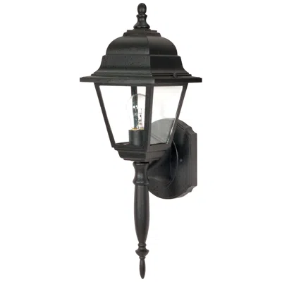 Nuvo Lighting Briton; 1 Light; 18 In.; Wall Lantern With Clear Seed Glass