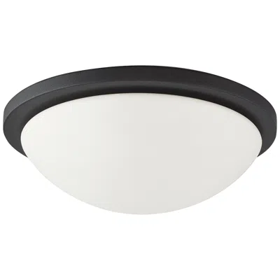 Nuvo Lighting Button Led 13 In.; Flush Mount Fixture; Black Finish