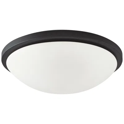Nuvo Lighting Button Led 17 In.; Flush Mount Fixture; Black Finish