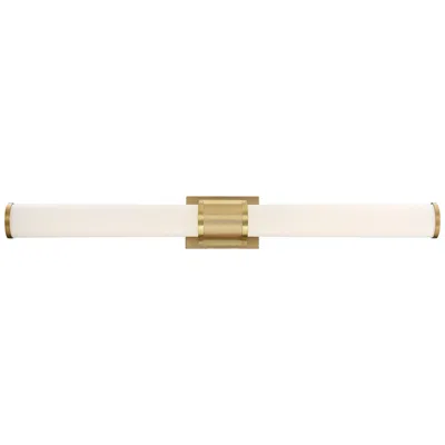 Nuvo Lighting Caper; Led Vanity; Brushed Brass With Frosted Lens