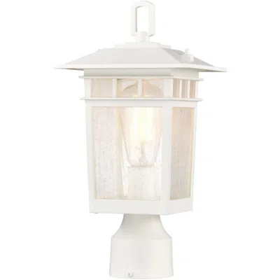 Nuvo Lighting Cove Neck 13 3/4" High White Outdoor Post Light