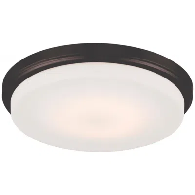 Nuvo Lighting Dale; Led Flush Fixture With Opal Frosted Glass