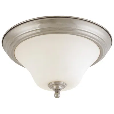 Nuvo Lighting Dupont; 2 Light; 13 In.; Flush Mount With Satin White Glass