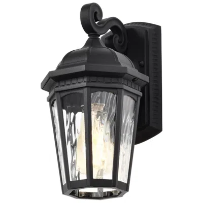 Nuvo Lighting East River Outdoor Small Wall Lantern; 1 Light; Matte Black Finish