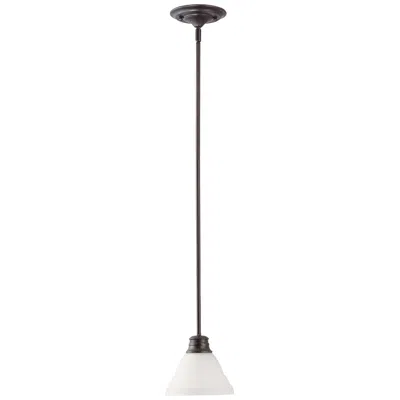 Nuvo Lighting Empire; 1 Light; 7 In.; Mini Pendant With Frosted White Glass