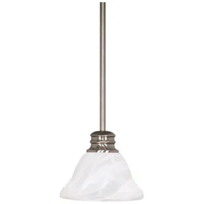 Nuvo Lighting Empire; 1 Light; 7 In.; Mini Pendant With Hang Straight Canopy