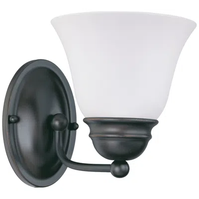 Nuvo Lighting Empire; 1 Light; 7 In.; Vanity With Frosted White Glass