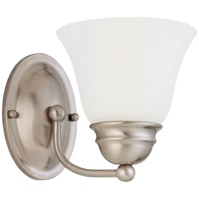 Nuvo Lighting Empire; 1 Light; 7 In.; Vanity With Frosted White Glass