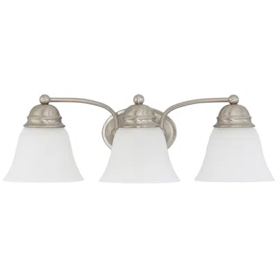 Nuvo Lighting Empire; 3 Light; 21 In.; Vanity With Frosted White Glass
