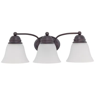 Nuvo Lighting Empire; 3 Light; 21 In.; Vanity With Frosted White Glass