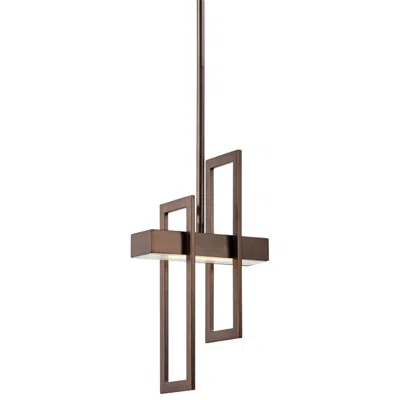 Nuvo Lighting Frame 5 3/4" Wide Hazel Bronze Led Mini Pendant Light