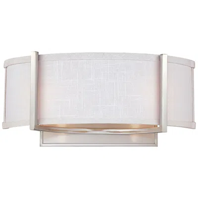 Nuvo Lighting Gemini 7 1/4" High Brushed Nickel Wall Sconce In Multi