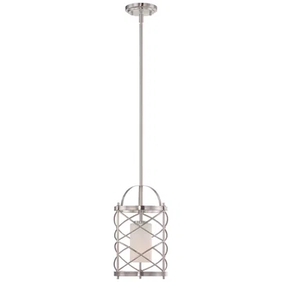 Nuvo Lighting Ginger; 1 Light; Mini Pendant With Etched Opal Glass