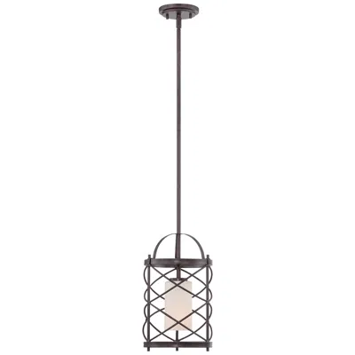 Nuvo Lighting Ginger 8" Wide Old Bronze Mini Pendant