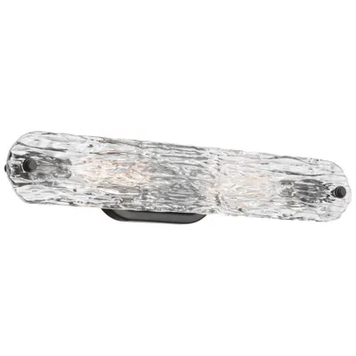 Nuvo Lighting Glacier 22" Wide Matte Black Vanity Bath Light