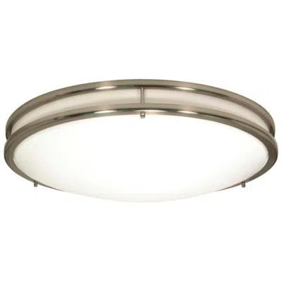 Nuvo Lighting Glamour Led 10 Inch; Flush Mount; Brushed Nickel Finish; Cct Selectable
