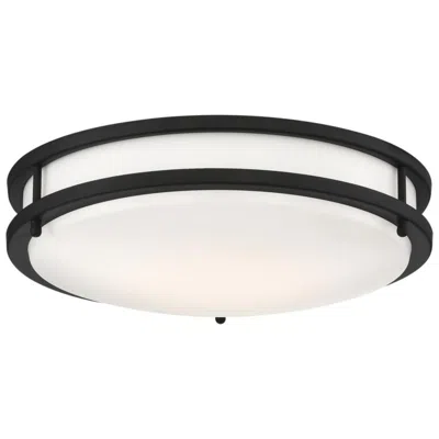 Nuvo Lighting Glamour Led 14 Inch; Flush Mount Fixture; Black Finish