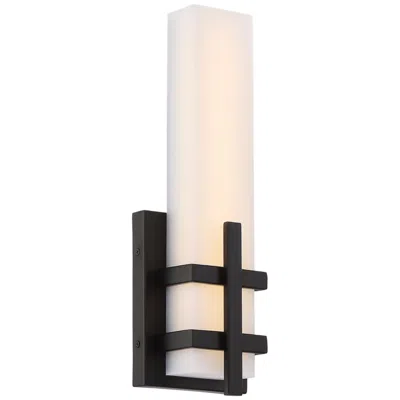 Nuvo Lighting Grill; Single Led Wall Sconce; Aged Bronze Finish