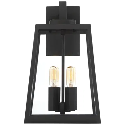Nuvo Lighting Halifax; 4 Light; Large Lantern; Matte Black Finish With Clear Glass