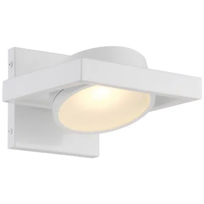 Nuvo Lighting Hawk 5" High White Metal Led Wall Sconce