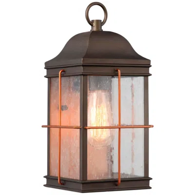 Nuvo Lighting Howell 14 1/4" High Bronze Outdoor Lantern Wall Light