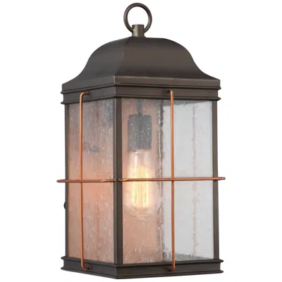 Nuvo Lighting Howell 17 1/4" High Broze And Copper Outdoor Wall Light
