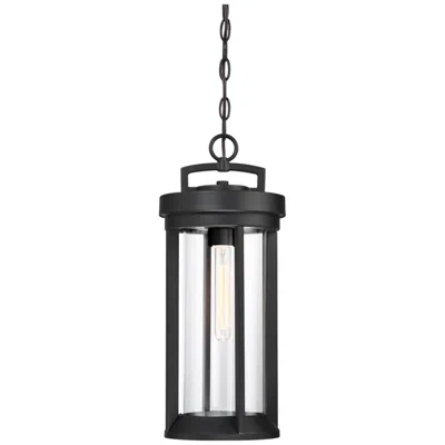 Nuvo Lighting Huron; 1 Light; Hanging Lantern; Aged Bronze Finish With Clear Glass