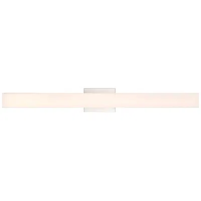 Nuvo Lighting Jess; Led Large Vanity; Brushed Nickel Finish With White Acrylic