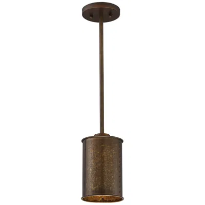 Nuvo Lighting Kettle 7 1/4" Wide Weathered Brass Mini Pendant