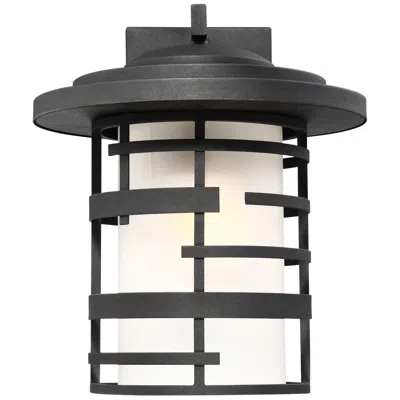 Nuvo Lighting Lansing; 1 Light; 14 In.; Outdoor Wall Lantern With Etched Glass