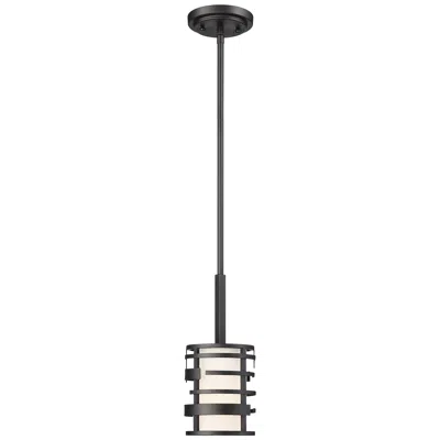 Nuvo Lighting Lansing; 1 Light; Mini Pendant With Etched Opal Glass