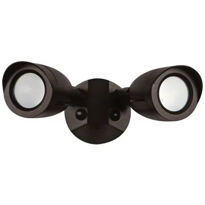 Nuvo Lighting Led Security Light; Dual Head; Bronze Finish; 4000k