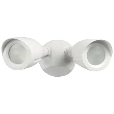 Nuvo Lighting Led Security Light; Dual Head; White Finish; 4000k