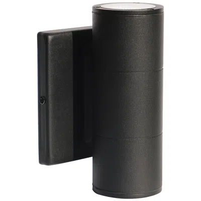 Nuvo Lighting Mckenzie 6 3/4" High Black Led Outdoor Wall Light