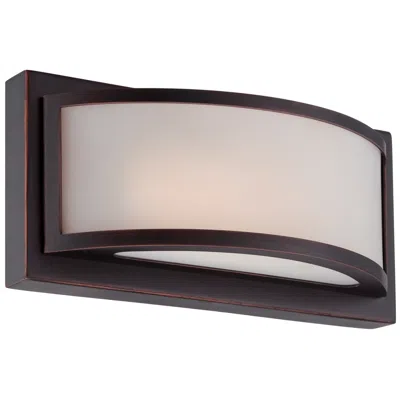 Nuvo Lighting Mercer; (1) Led Wall Sconce; Frosted Glass; Georgetown Bronze Finish