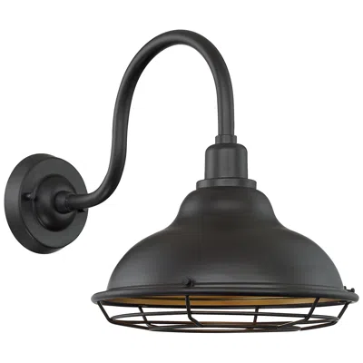 Nuvo Lighting Newbridge 14 1/4" High Dark Bronze Outdoor Wall Light