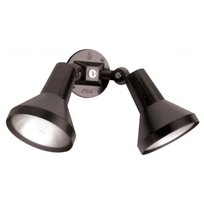 Nuvo Lighting Nuvo 15" Black 2 Light Flood Light With Adjustable Swivel