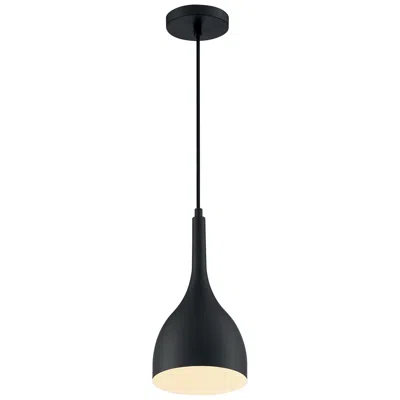 Nuvo Lighting Nuvo Bellcap 6 3/4" Wide Matte Black Modern Mini-pendant
