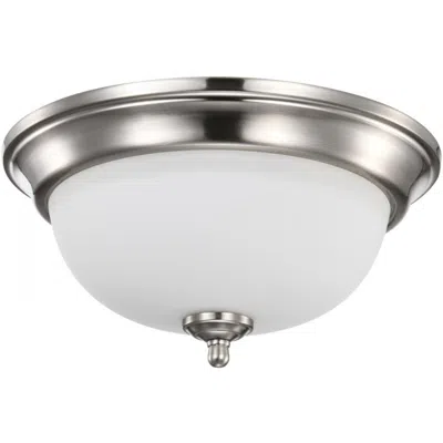 Nuvo Lighting Nuvo Center Lock 13" Brushed Nickel Led Ceiling Light