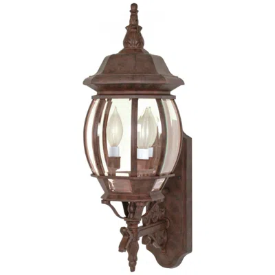 Nuvo Lighting Nuvo Central Park 23" High Beveled Glass And Bronze Outdoor Wall Light