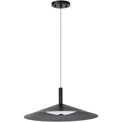 Nuvo Lighting Nuvo Corrine 18" Wide Matte Black Led Pendant