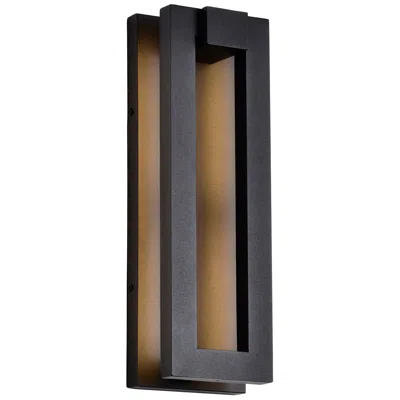 Nuvo Lighting Nuvo Crew 15" High Sand Black Led Outdoor Sconce