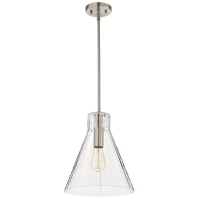 Nuvo Lighting Nuvo Gianna 12" Wide Brushed Nickel 1 Light Medium Pendant